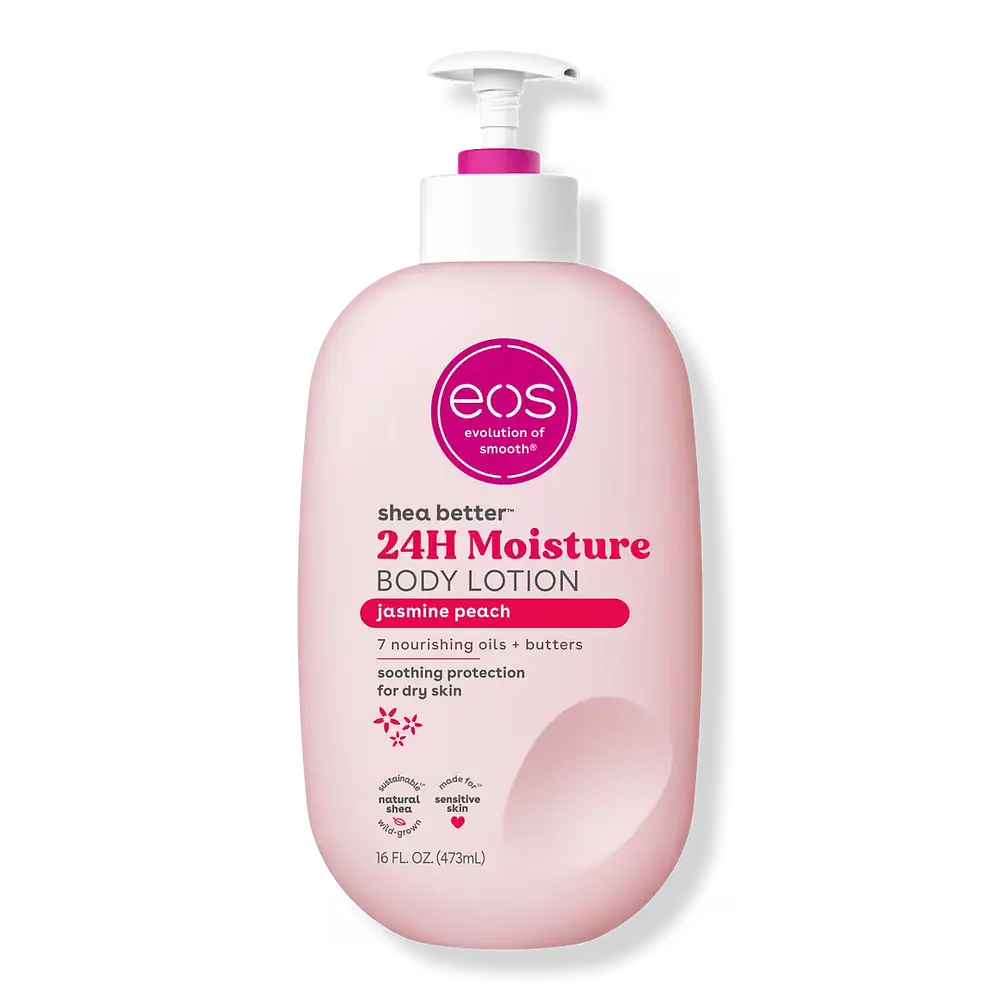 eos Shea Better Moisture Body Lotion Jasmine Peach