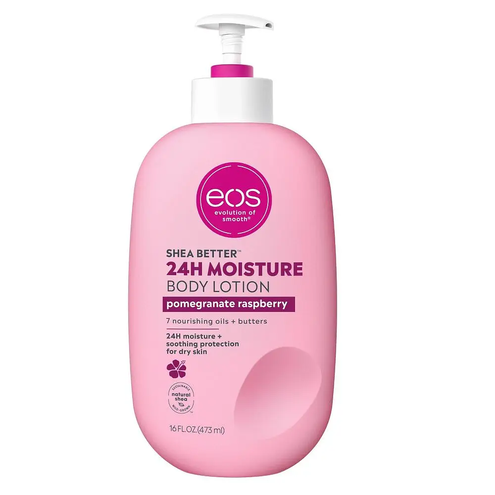 eos Shea Better Moisture Body Lotion Pomegranate Raspberry
