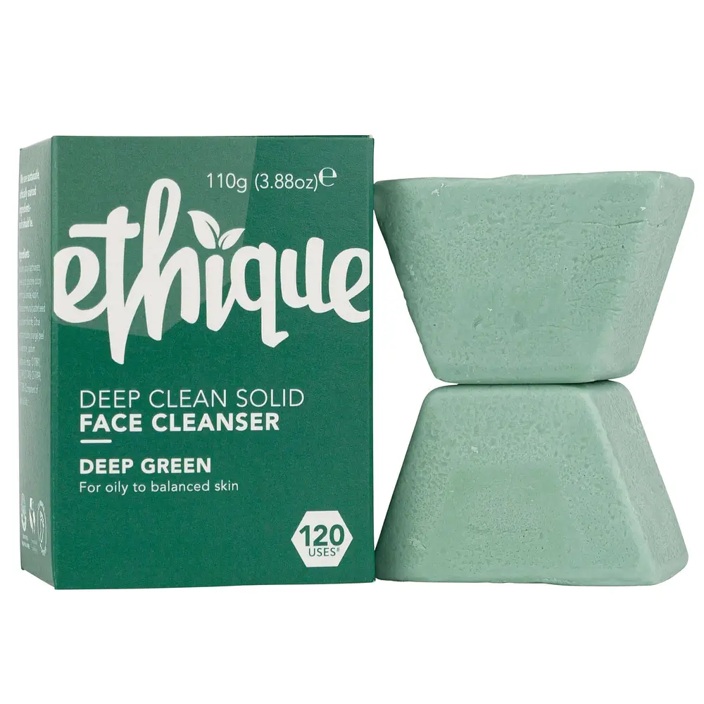 Deep Green Deep Clean Solid Face Cleanser