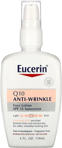 Eucerin Q10 Anti-Wrinkle Face Lotion With SPF 15 Sunscreen