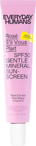 Everyday Humans Rose S'Il Vous Plait SPF 30 Gentle Mineral Sunscreen
