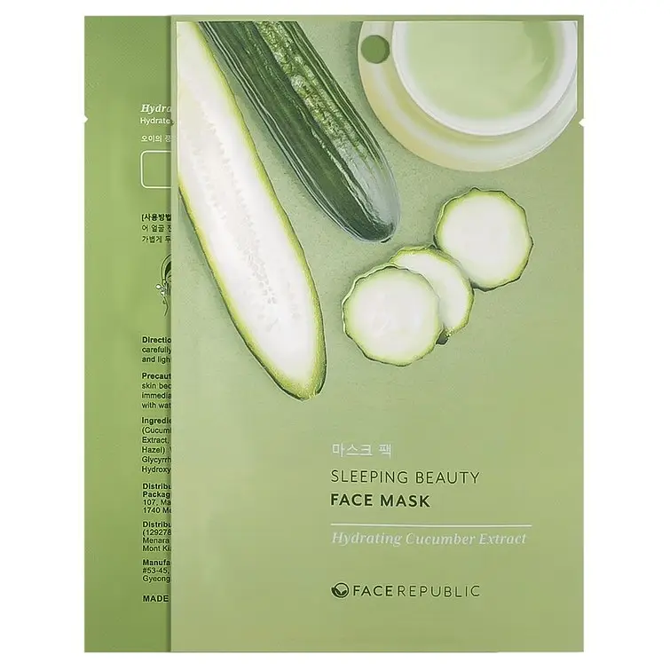 Sleeping Beauty Face Mask Hydrating Cucumber Extract