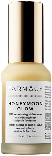 Farmacy HONEYMOON GLOW AHA Resurfacing Night Serum with Hydrating Honey + Gentle Flower Acids