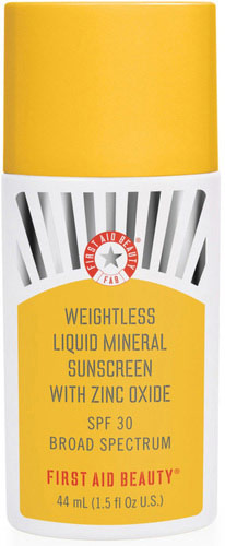 First Aid Beauty Weightless Liquid Mineral Sunscreen SPF 30