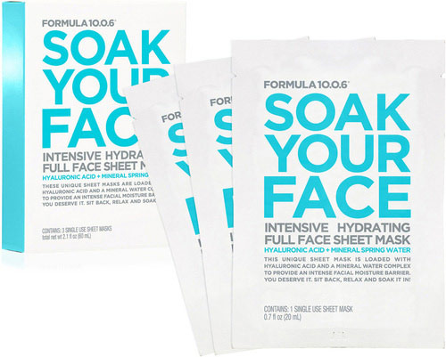 Soak Your Face Intensive Hydrating Full Face Sheet Mask