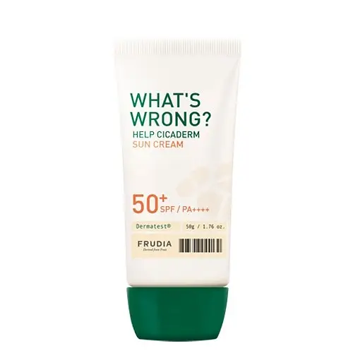 What's Wrong Help Cicaderm Sun Cream SPF50+ PA++++