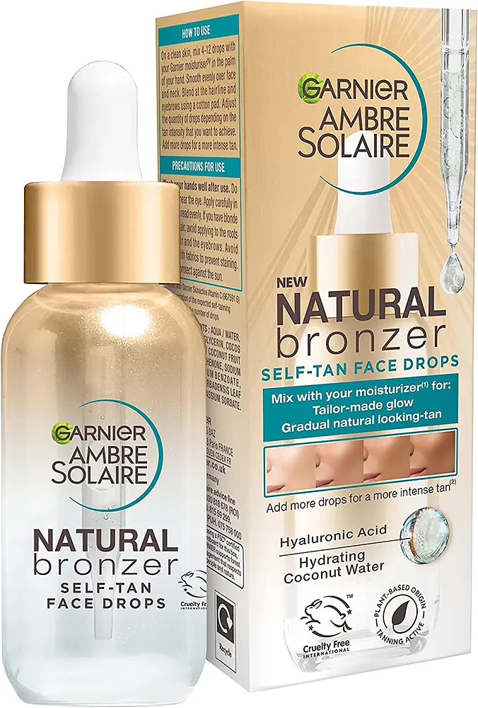 Ambre Solaire Natural Bronzer Self-Tan Face Drops