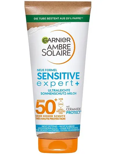 Ambre Solaire Sensitive Expert Ultraleichte Sonnenschutz-Milch SPF 50+