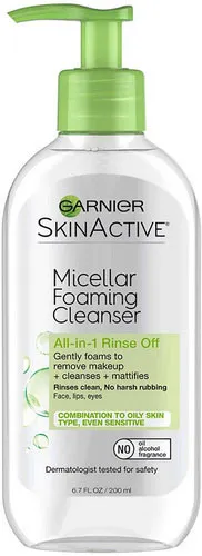 Micellar Foaming Gel Cleanser for Combination to Oily Skin