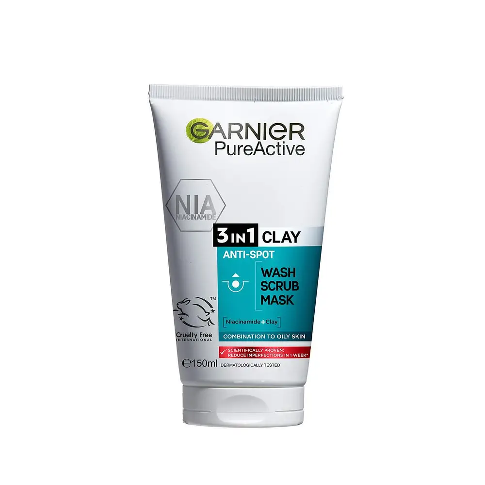 PureActive 3-In-1 Clay Wash + Scrub + Mask