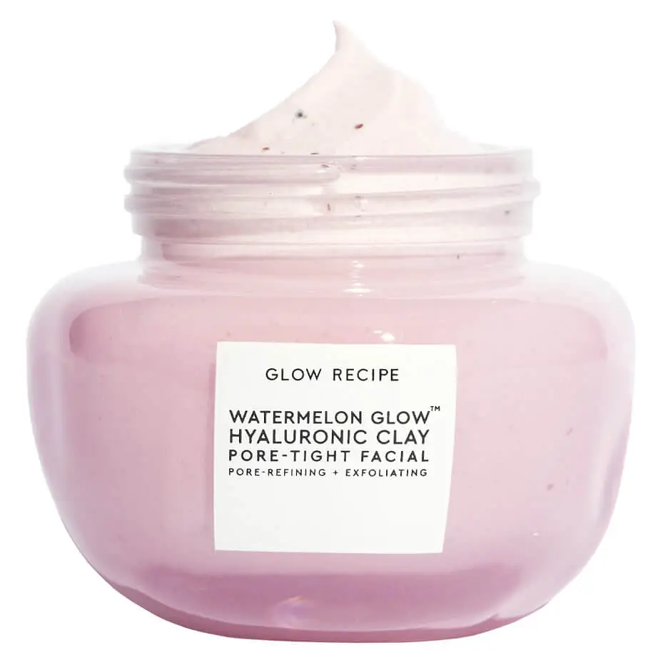 Watermelon Glow Hyaluronic Clay Pore-Tight Facial Mask