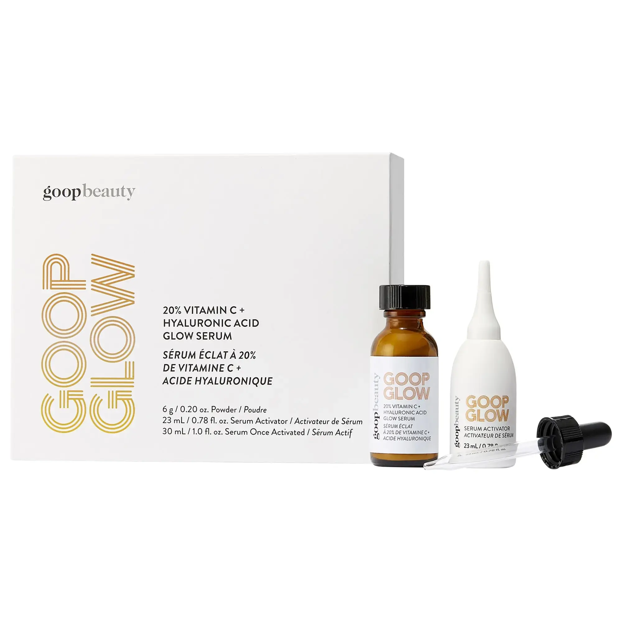 GOOPGLOW 20% Vitamin C and Hyaluronic Glow Serum