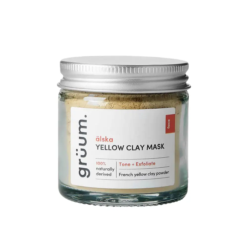 gruum Alska Clay Mask Yellow