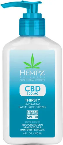 CBD Thirsty Hydrating Facial Moisturizer SPF 30