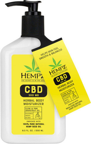 Hempz Elemi & Pink Grapefruit Oil 300mg CBD Herbal Body Moisturizer