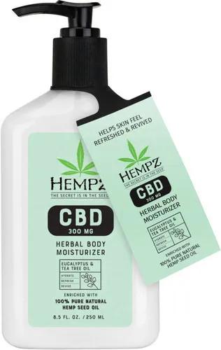 Hempz Eucalyptus & Tea Tree Oil 300mg CBD Herbal Body Moisturizer