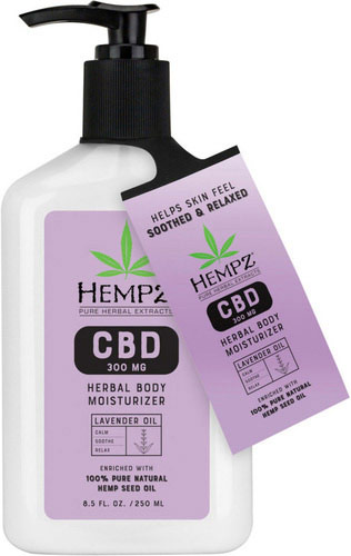 Lavender Oil 300mg CBD Herbal Body Moisturizer