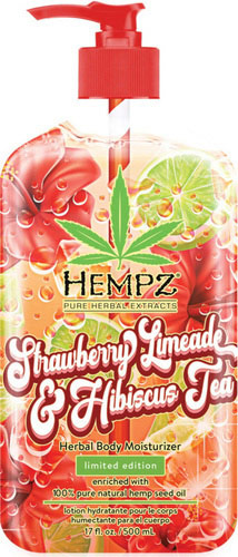 Limited Edition Strawberry Limeade & Hibiscus Tea Herbal Body Moisturizer