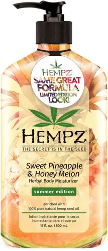 Limited Edition Sweet Pineapple & Honey Melon Herbal Body Moisturizer