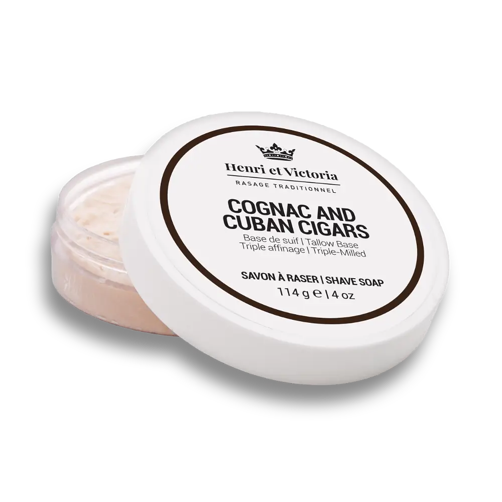 Shaving Soap Triple Milled Cognac And Cuban Cigars