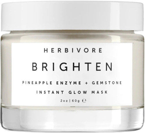 Brighten Pineapple Enzyme + Gemstone Instant Glow Mask