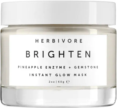 Brighten Pineapple Enzyme + Gemstone Instant Glow Mask