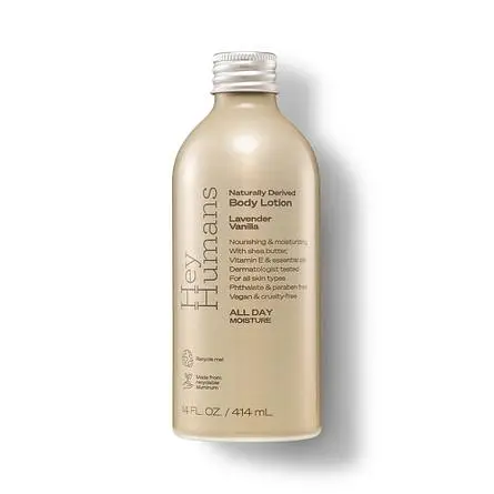 Hey Humans Naturally Derived Body Lotion - Lavender Vanilla