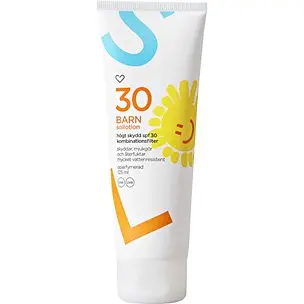 Hjartats Sollotion Barn SPF30 Oparfymerad