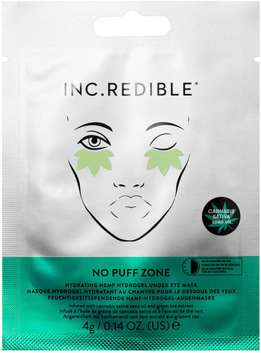 INC.redible No Puff Zone Hydrating Hemp Hydrogel Under Eye Mask