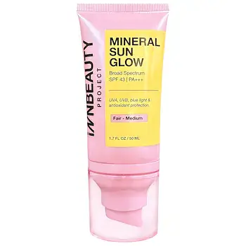 iNNBEAUTY PROJECT Mineral Sun Glow Broad Spectrum SPF 43 PA +++ Fair Medium