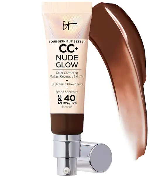 CC+ Nude Glow Lightweight Foundation SPF 40 Deep Mocha