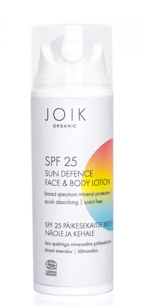 SPF 25 Sun Defence Face & Body Lotion