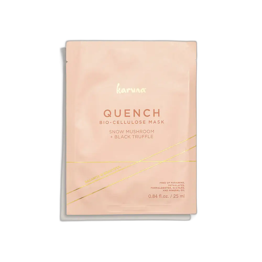 Quench Bio-Cellulose Mask Snow Mushroom + Black Truffle