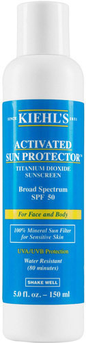 Activated Sun Protector 100% Mineral Sunscreen for Face & Body SPF 50