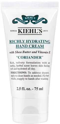 Kiehl's Richly Hydrating Scented Hand Cream Coriander