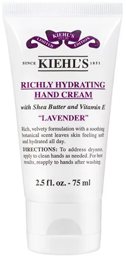 Kiehl's Richly Hydrating Scented Hand Cream Lavender