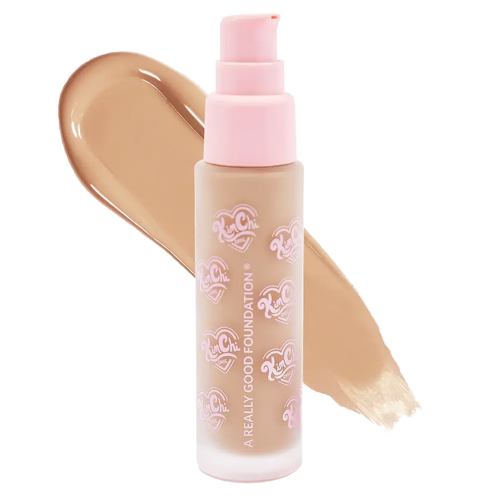 KimChi Chic Beauty A Really Good Foundation 107L Light Cool Peach Undertones