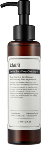 Klairs Gentle Black Deep Cleansing Oil