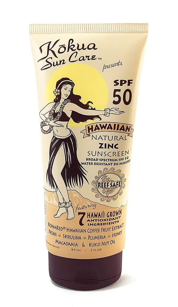 Hawaiian Natural Zinc Sunscreen SPF 50