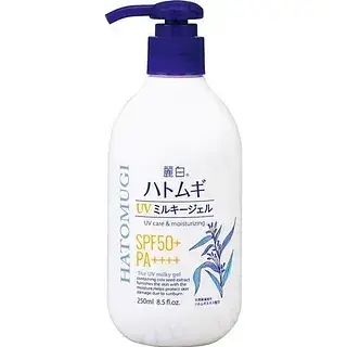 Hatomugi UV Care & Moisturizing The UV Milky Gel SPF 50+ PA++++