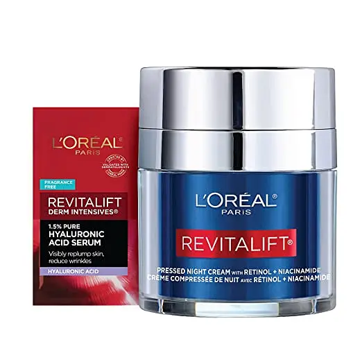 Revitalift Laser Renew Retinol + Niacinamide Pressed Night Cream