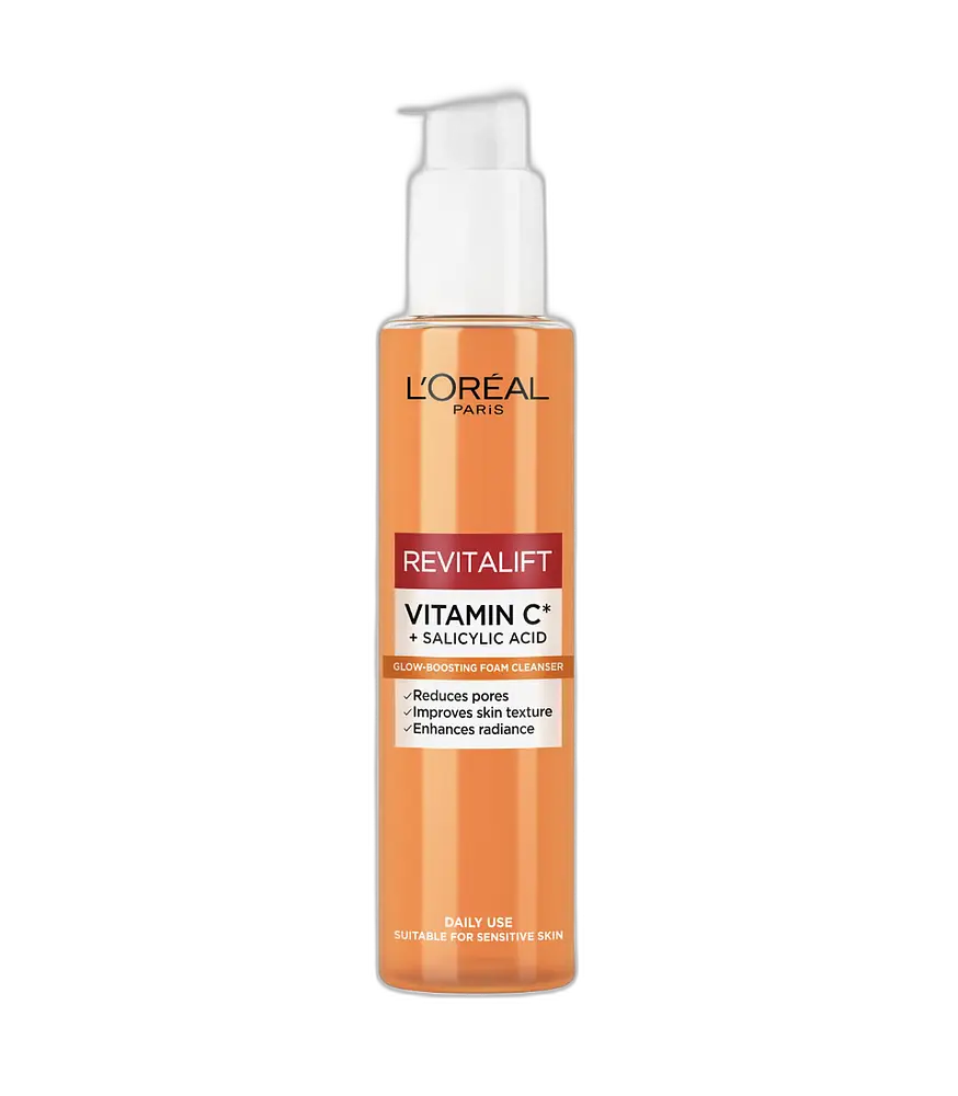 L'Oreal Revitalift Vitamin C + Salicylic Acid Glow-Boosting Foam Cleanser