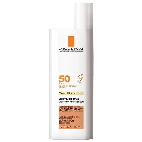 Anthelios Tinted Ultra-Light Fluid Mineral Face Sunscreen SPF 50