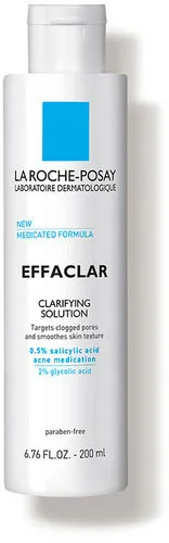 La Roche-Posay Effaclar Clarifying Solution Acne Toner with Salicylic Acid