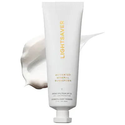 Lightsaver Activated Mineral Sunscreen SPF 33 Shade 0