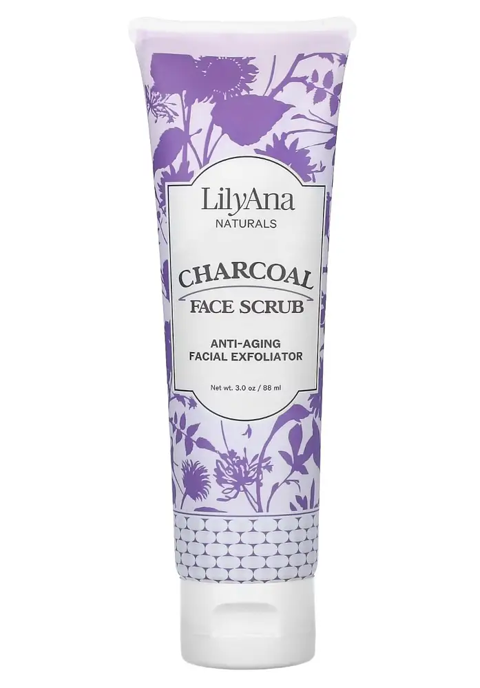 LilyAna Naturals Anti-Aging Charcoal Face Scrub