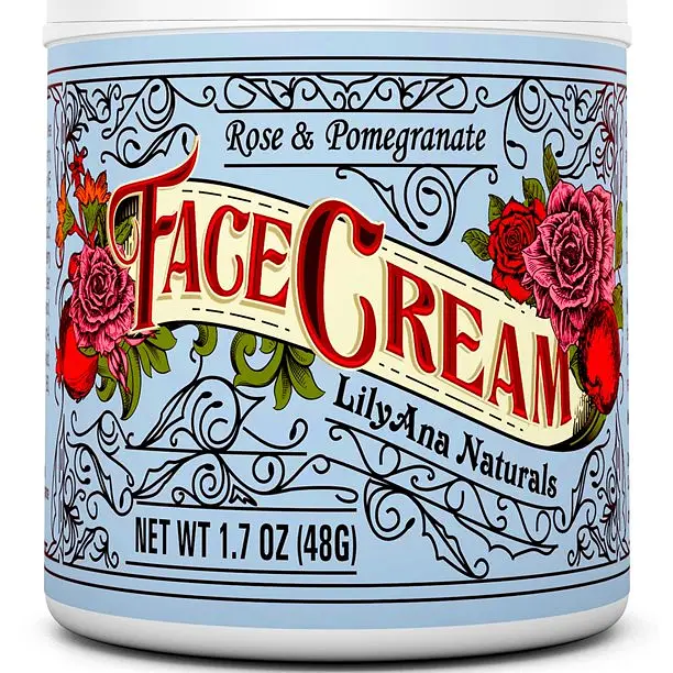 Rose & Pomegranate Face Cream Moisturizer