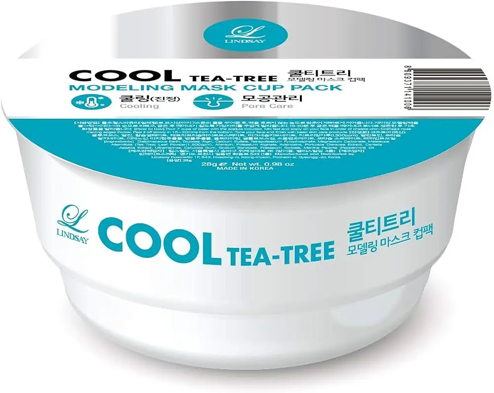 Modeling Mask Cup Cool Tea Tree