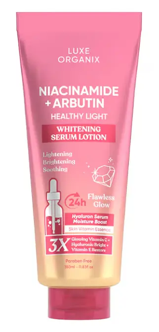 Luxe Organix Niacinamide + Arbutin Whitening Serum Lotion