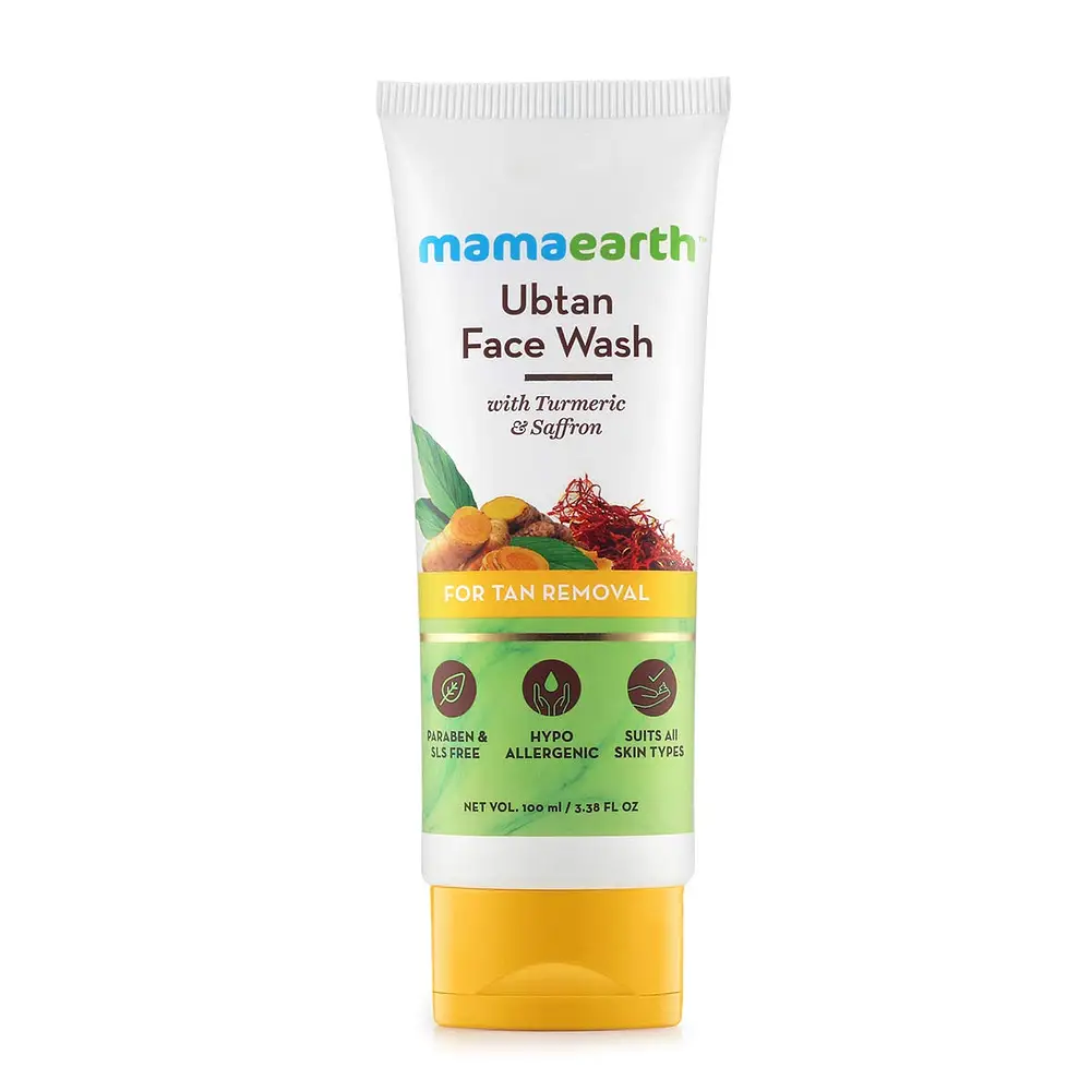 Ubtan Face Wash with Turmeric & Saffron for Tan Removal